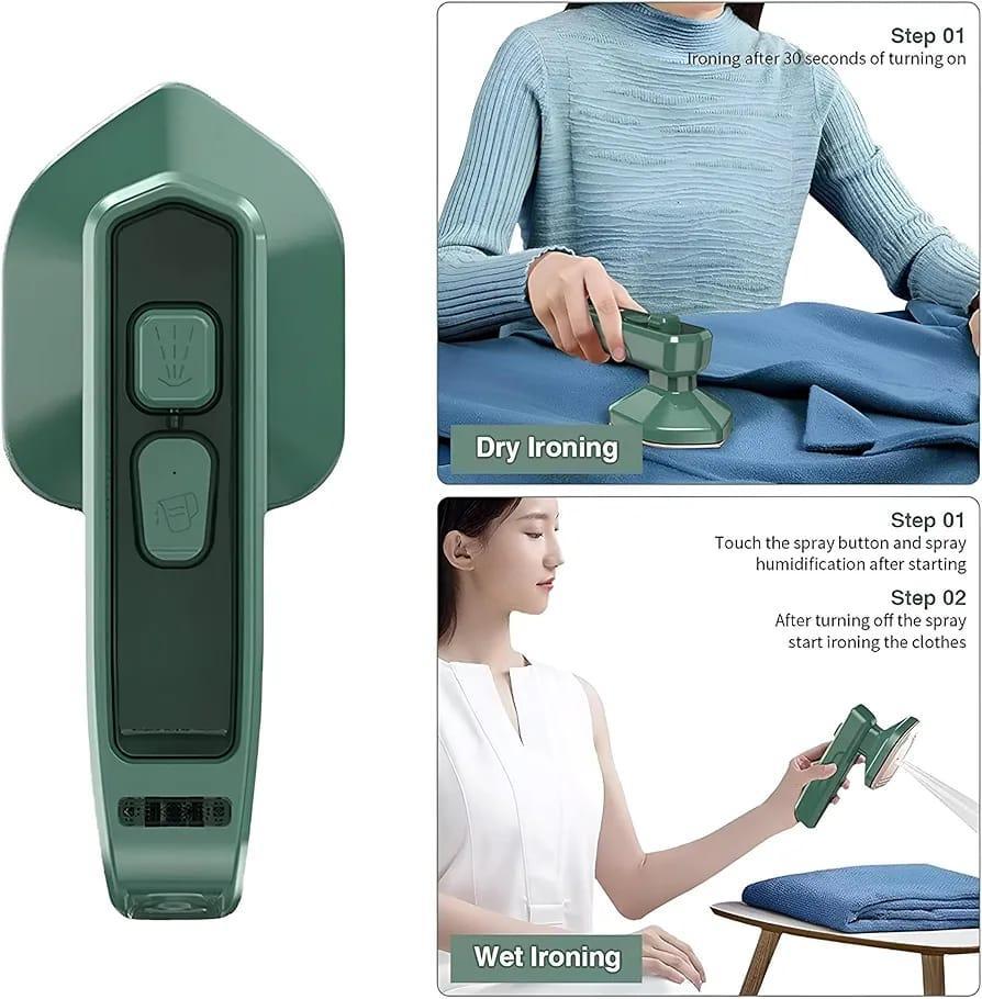 Green Steam Iron