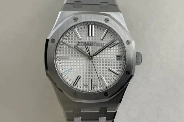 Classic AP Royal Oak Watch silver