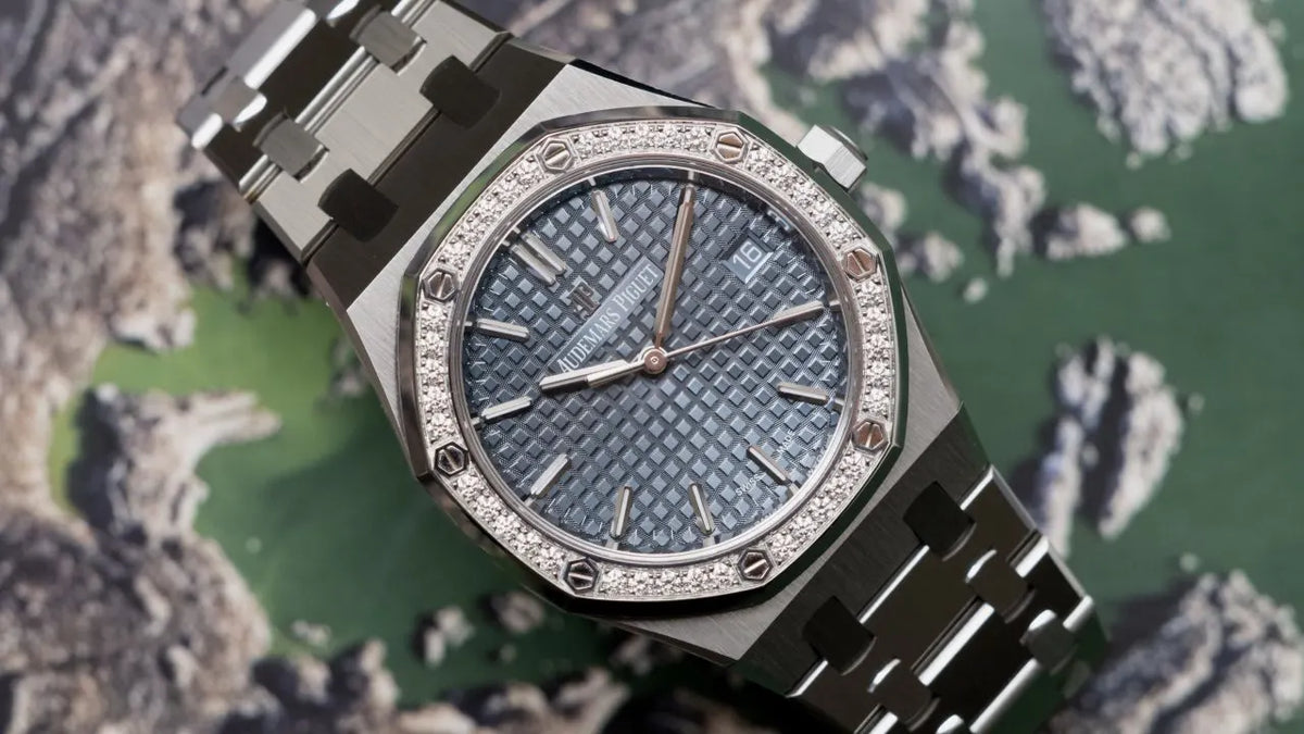 Classic AP Royal Oak Watch silver