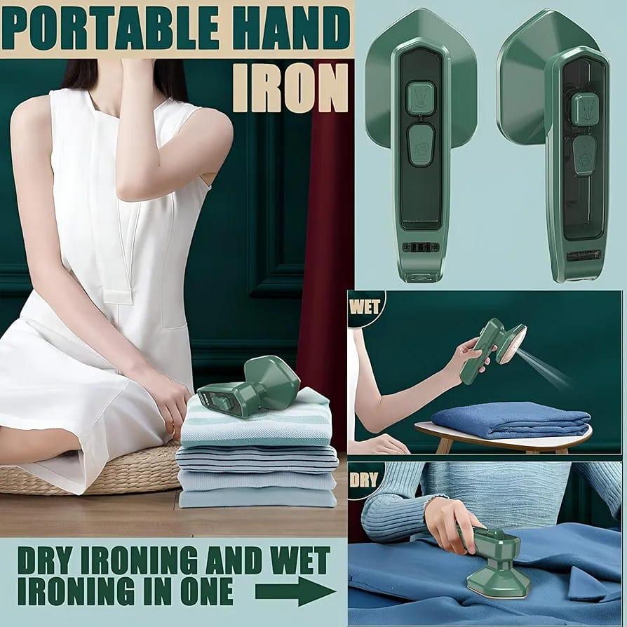 Green Steam Iron
